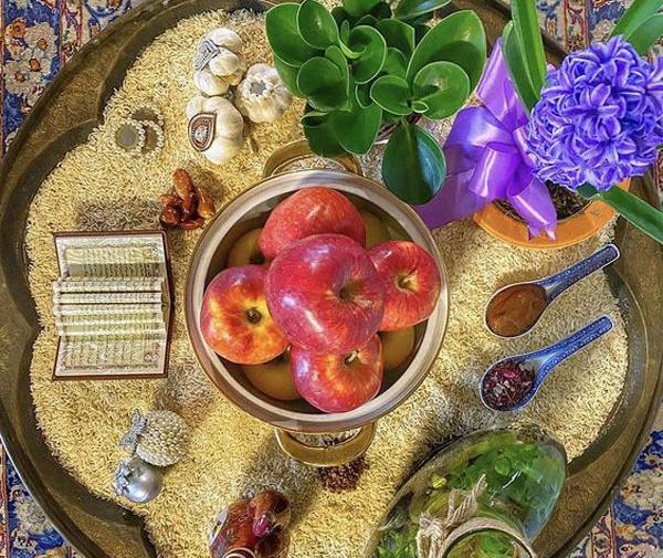 عکس سفره هفت سین ساده برای مدرسه