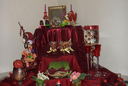 عکس سفره هفت سین ساده برای مدرسه