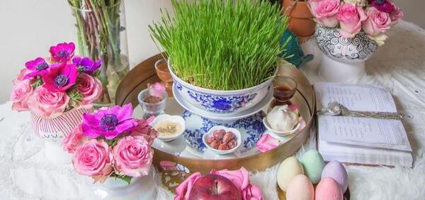 عکس سفره هفت سین ساده برای مدرسه