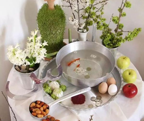 عکس سفره هفت سین ساده برای مدرسه