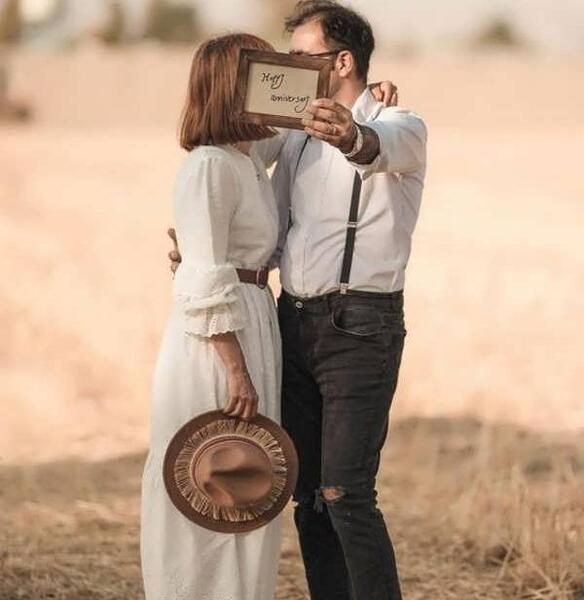 ژست عکس عاشقانه بدون چهره