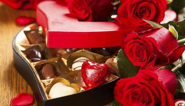 عکس گل و قلب برای تصویر زمینه