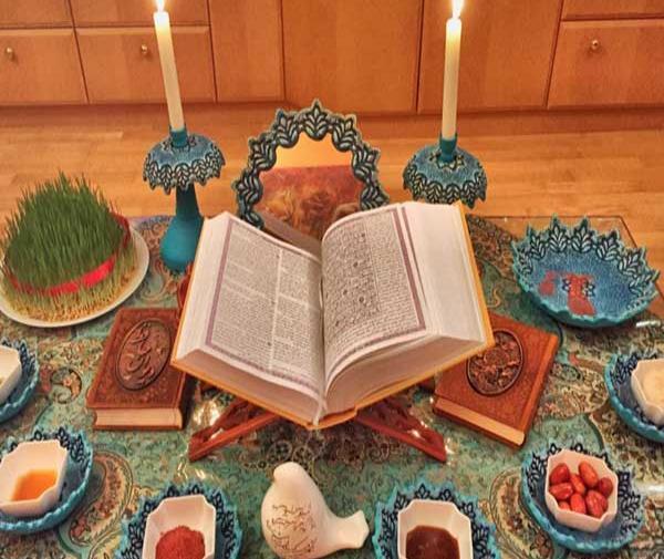 عکس دونفره سفره هفت سین