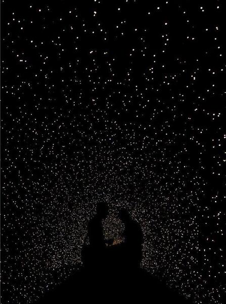 عکس نقاشی آسمان شب