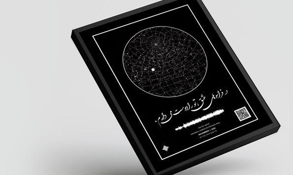 عکس آسمان در شب تولد