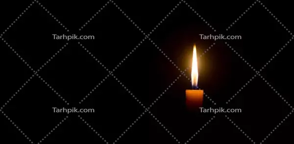 عکس زمینه سیاه با شمع