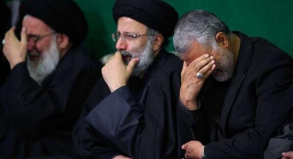 عکس امام حسین و حاج قاسم سلیمانی