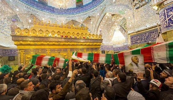 عکس امام حسین و حاج قاسم سلیمانی