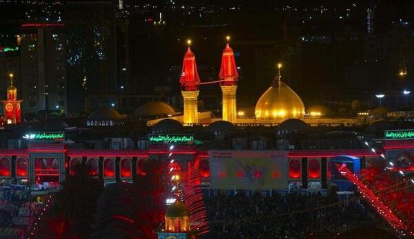 عکس امام حسین و حاج قاسم سلیمانی
