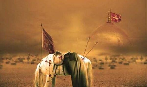 عکس جنگیدن امام حسین