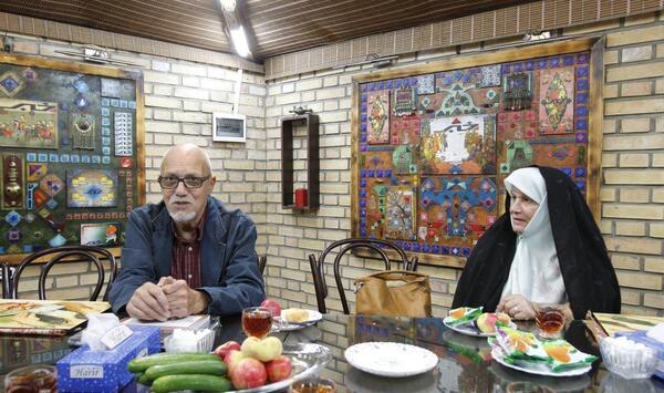 عکس آیت الله طالقانی با خانواده