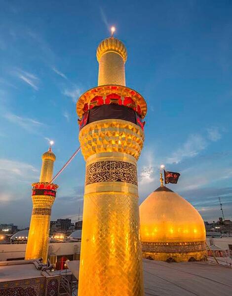 عکس گنبد امام حسین با کیفیت 4k