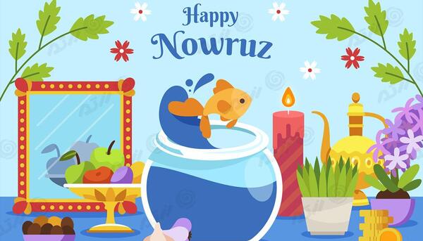 عکس سنجد سفره هفت سین کارتونی