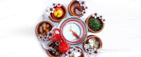عکس سفره هفت سین برای نقاشی کودکانه