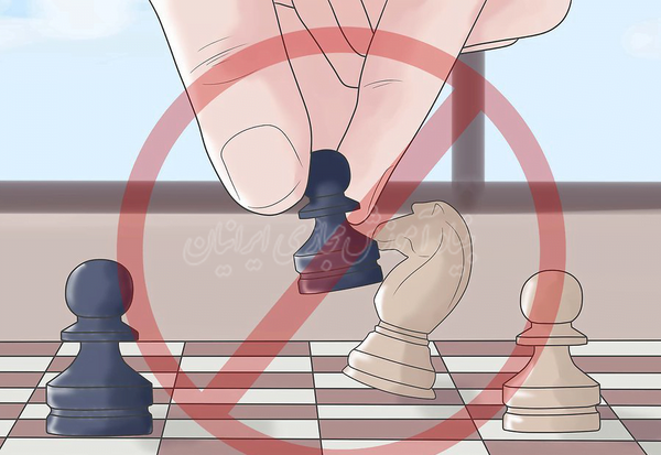 عکس حرکت اسب در شطرنج