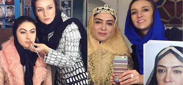 عکس واقعی آهو در فیلم بانوی عمارت