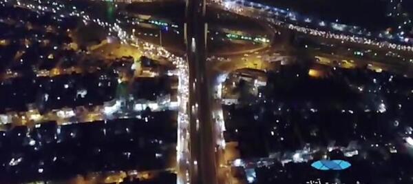عکس هوایی میدان امام حسین تهران