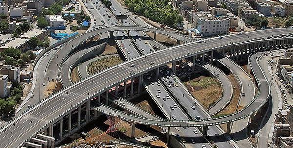 عکس هوایی میدان امام حسین تهران