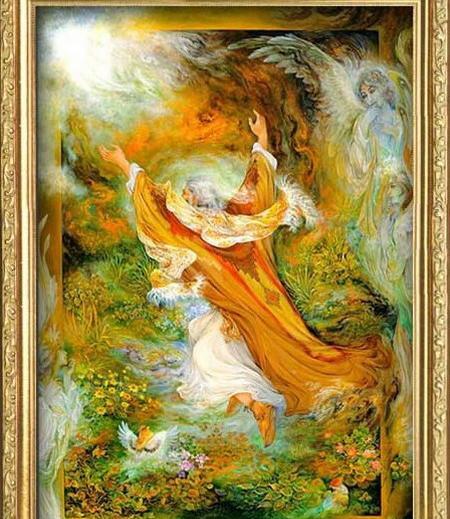 عکس نقاشی آهو محمود فرشچیان