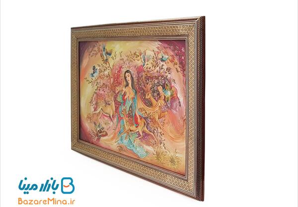 عکس نقاشی آهو محمود فرشچیان