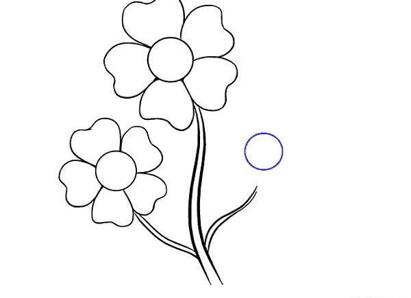 عکس گل کارتونی برای نقاشی