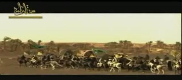 عکس شهادت امام حسین در مختارنامه