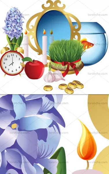 عکس گرافیکی سفره هفت سین