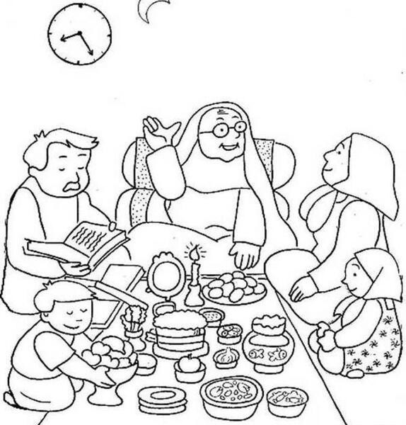 عکس سفره هفت سین ساده نقاشی