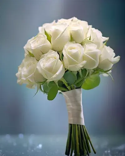 عکس گل سفید رز