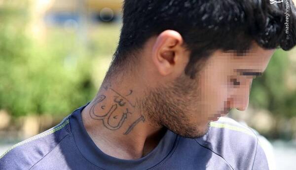 عکس تاتو الله روی دست
