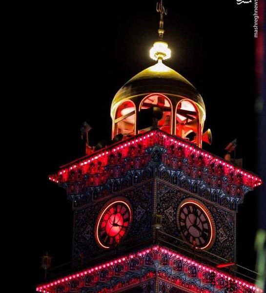 عکس حرم امام علی در شب شهادت