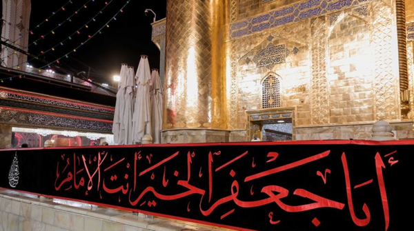 عکس حرم امام علی در شب شهادت