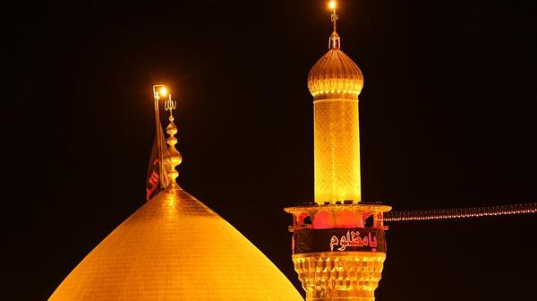 عکس از گنبد حرم امام حسین