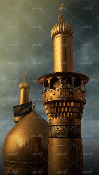 عکس از گنبد حرم امام حسین