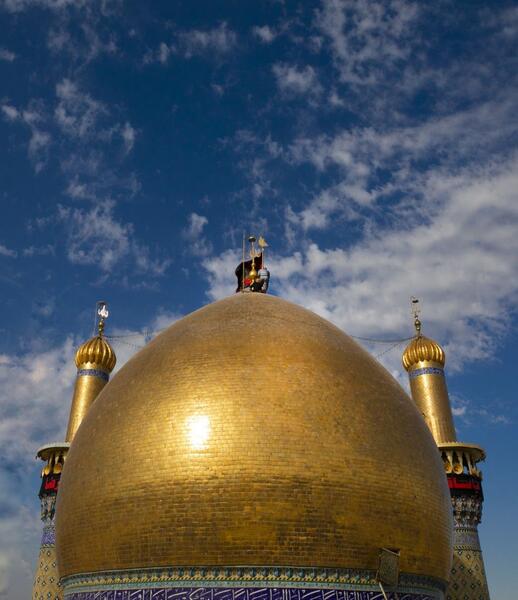 عکس از گنبد حرم امام حسین