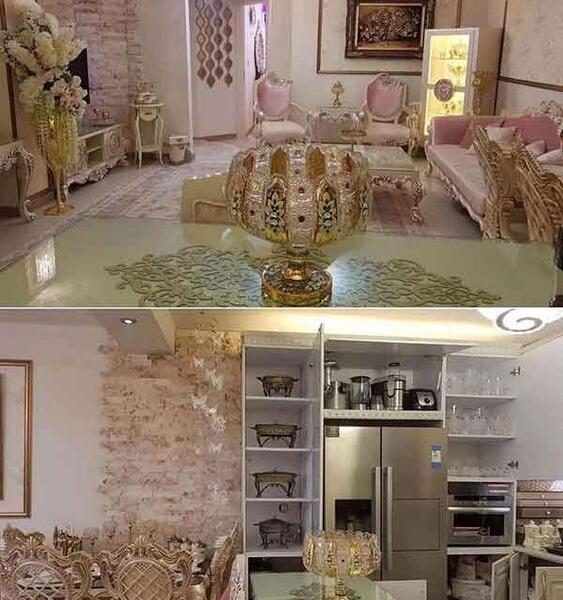 عکس چیدمان جهیزیه عروس ایرانی جدید