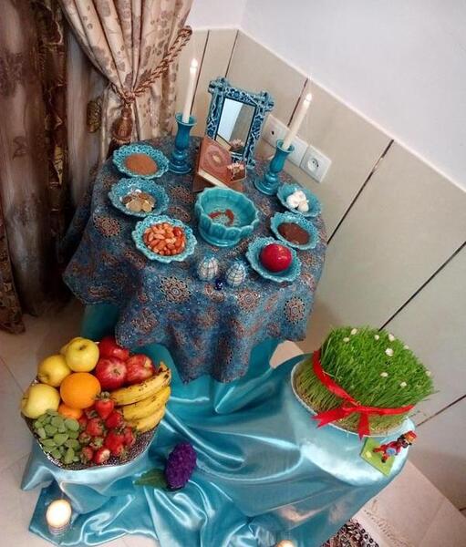عکس سفره ی هفت سین واقعی