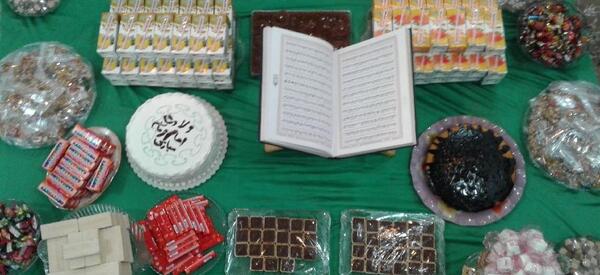 عکس سفره جشن امام زمان