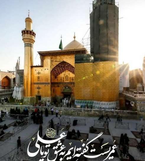 عکس ضریح امام علی برای استوری