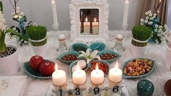 عکس تزیین سفره هفت سین ساده و شیک