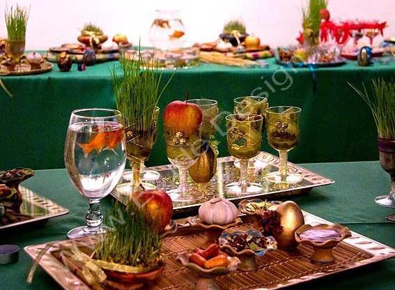 عکس تزیین سفره هفت سین ساده و شیک