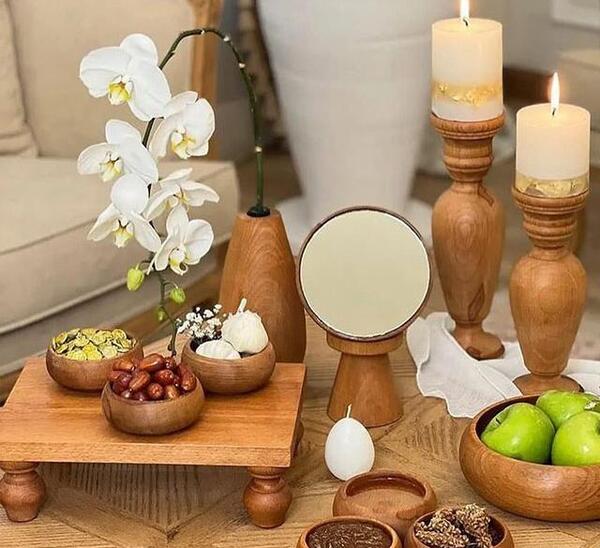عکس تزیین سفره هفت سین ساده و شیک