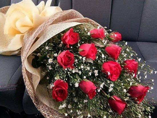 عکس دسته گل تولدت مبارک عشقم
