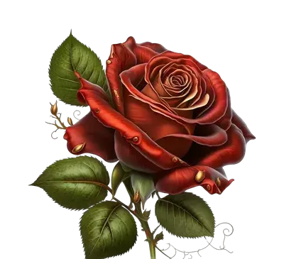 عکس گل رز سبز زیبا
