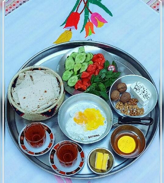 عکس صبحانه ایرانی سنتی