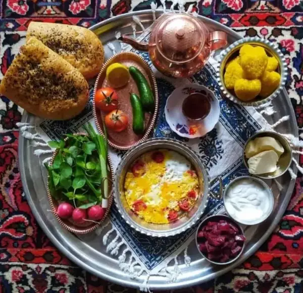 عکس صبحانه ایرانی سنتی