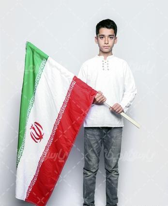 عکس مردم ایران با پرچم