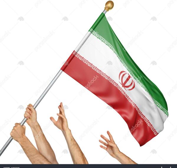 عکس مردم ایران با پرچم