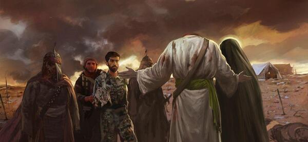 عکس امام حسین سرش