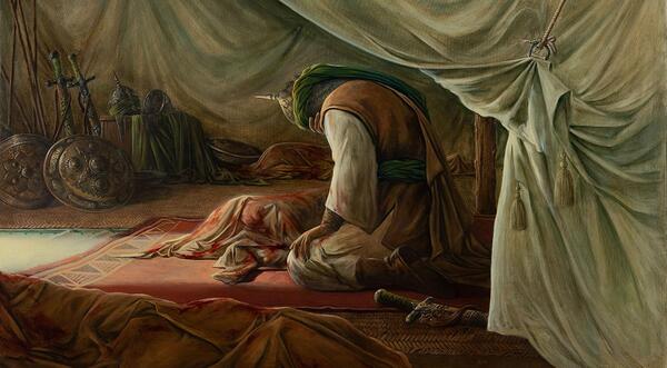 عکس امام حسین نقاشی مسیحی